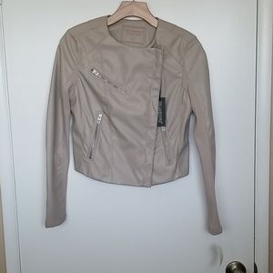 BB Dakota vegan leather moto jacket